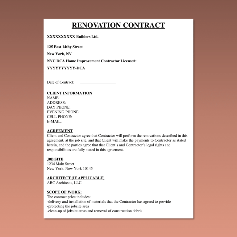 Mechanic’s Liens