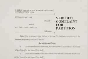 Real Estate Partition Action Attorney